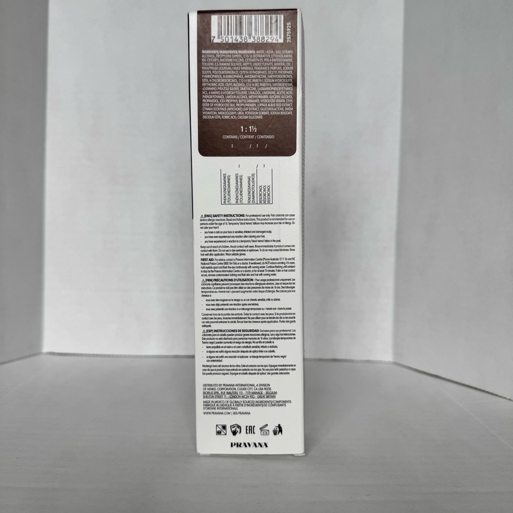 NIB Pravana ChromaSilk Express Tones Dark Neutral Pearl Brunette Hair Color - Picture 5 of 15